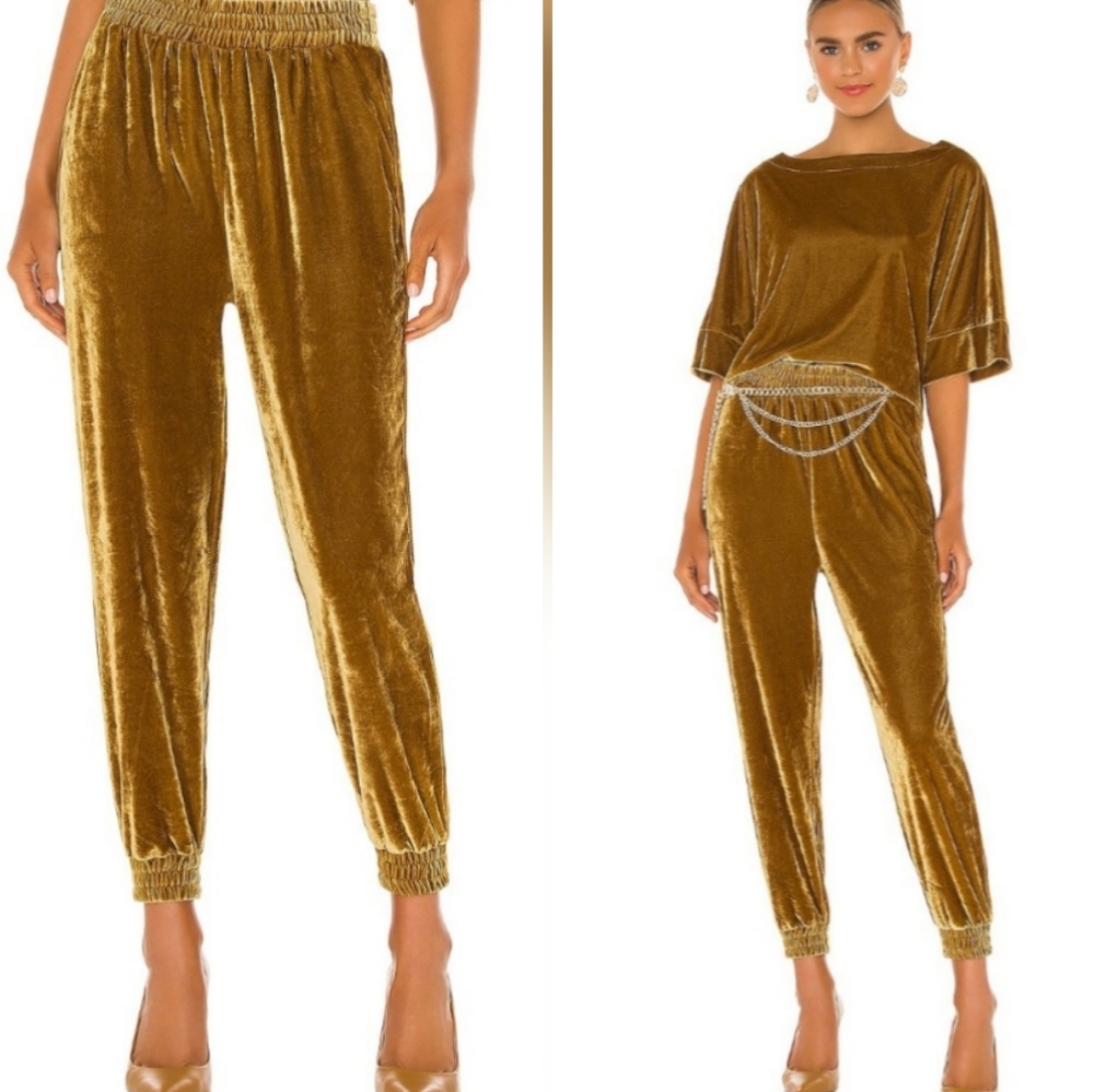 Cupcakes and Cashmere Velour Joggers